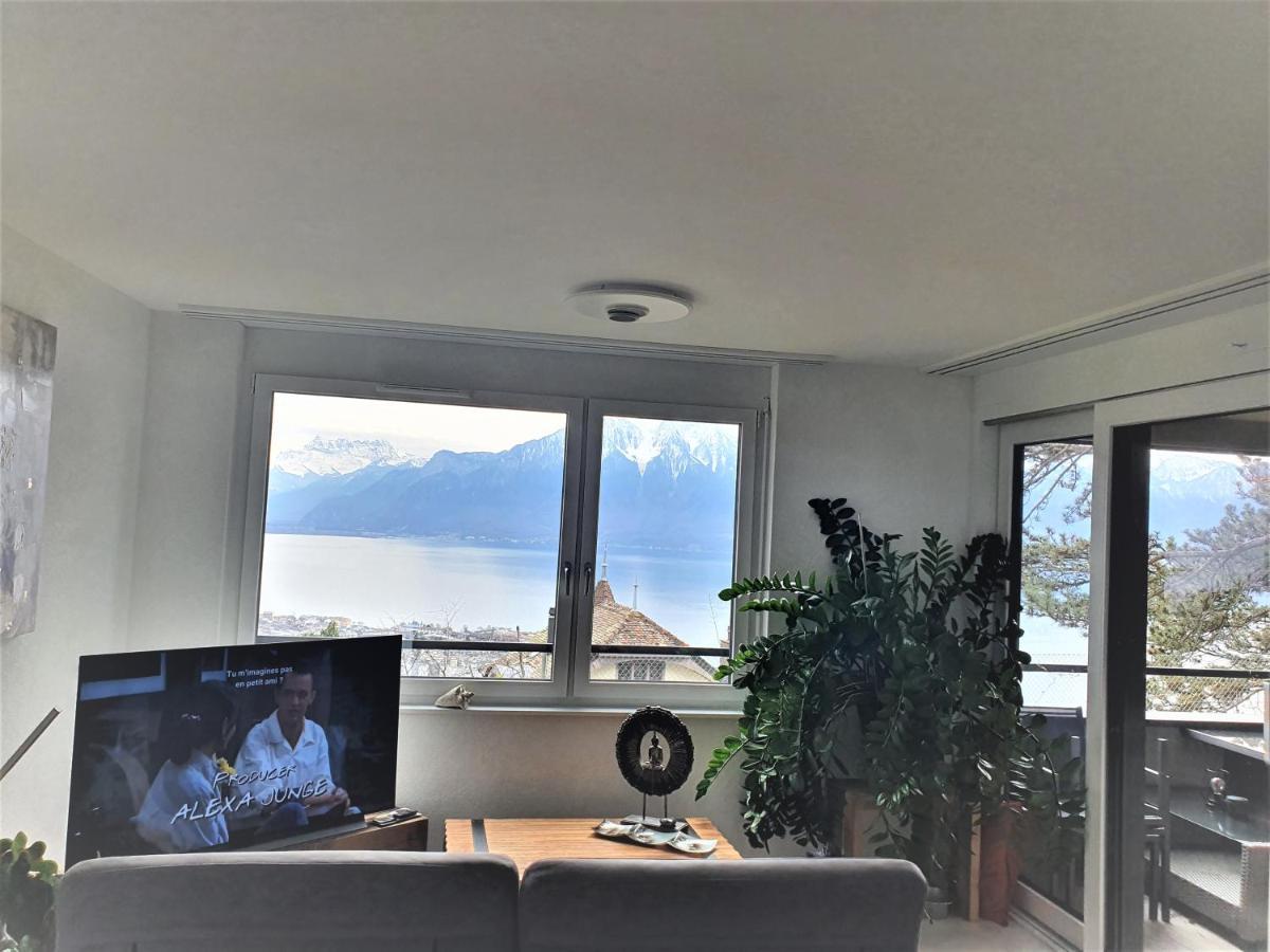 Wonderful View Of Lake Geneva Chardonne Exterior foto
